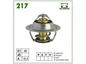 MTE-THOMSON 217.92 termostatas, aušinimo skystis 
 Aušinimo sistema -> Termostatas/tarpiklis -> Thermostat
6100629, 1338042, 1338052, 1338053
