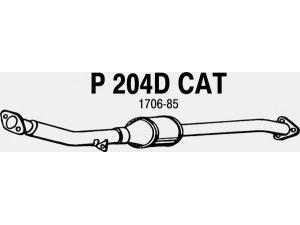 FENNO P204DCAT katalizatoriaus keitiklis 
 Išmetimo sistema -> Katalizatoriaus keitiklis
BM80125H, 1344237080, 1346062080