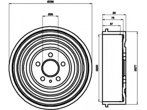 PAGID 62935 stabdžių būgnas 
 Stabdžių sistema -> Būgninis stabdys -> Stabdžių būgnas
1471288282, 424737, 1311823080