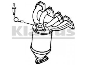KLARIUS 380347 katalizatoriaus keitiklis 
 Išmetimo sistema -> Katalizatoriaus keitiklis
5849007, 5850092, 849177, 850300