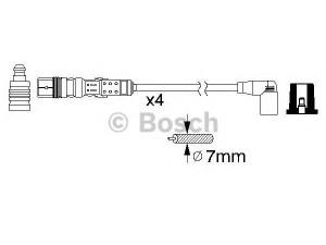 BOSCH 0 986 356 345 uždegimo laido komplektas 
 Kibirkšties / kaitinamasis uždegimas -> Uždegimo laidai/jungtys
06A 905 409 N