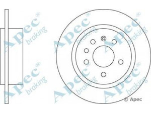 APEC braking DSK2240 stabdžių diskas 
 Dviratė transporto priemonės -> Stabdžių sistema -> Stabdžių diskai / priedai
4907523, 5057476, 5391537