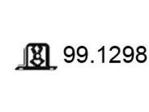 ASSO 99.1298 laikiklis, išmetimo sistema
18201439497