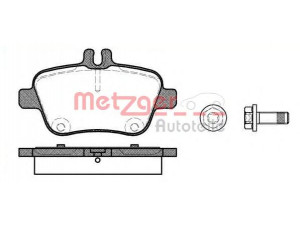 METZGER 1477.00 stabdžių trinkelių rinkinys, diskinis stabdys 
 Techninės priežiūros dalys -> Papildomas remontas
006 420 2320, A006 420 2320
