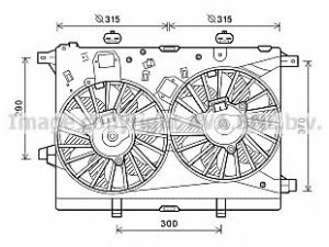 AVA QUALITY COOLING AL7517 ventiliatorius, radiatoriaus 
 Aušinimo sistema -> Oro aušinimas
50516244, 60692221
