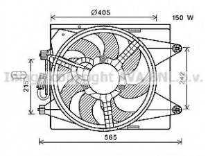 AVA QUALITY COOLING LC7502 ventiliatorius, radiatoriaus 
 Aušinimo sistema -> Oro aušinimas
51850211, 51850211