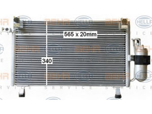 HELLA 8FC 351 309-581 kondensatorius, oro kondicionierius
93611576