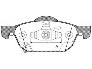 OPEN PARTS BPA1384.02 stabdžių trinkelių rinkinys, diskinis stabdys 
 Techninės priežiūros dalys -> Papildomas remontas
45022TL1G00, 45022TL1G01