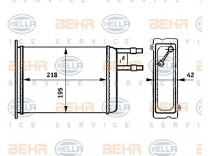 HELLA 8FH 351 313-371 šilumokaitis, salono šildymas 
 Šildymas / vėdinimas -> Šilumokaitis
13.071.560.80, 6448 93, 6448 F9