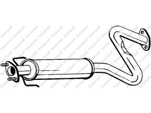 BOSAL 278-137 vidurinis duslintuvas 
 Išmetimo sistema -> Duslintuvas
GEX3-3755, GEX3-3792, WCE0-00300
