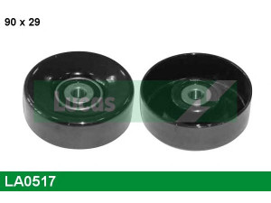 LUCAS ENGINE DRIVE LA0517 įtempiklio skriemulys, V formos rumbuotas diržas 
 Diržinė pavara -> V formos rumbuotas diržas/komplektas -> Įtempiklio skriemulys