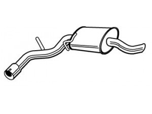 WALKER 23001 galinis duslintuvas 
 Išmetimo sistema -> Duslintuvas
18307796570, 18307837967