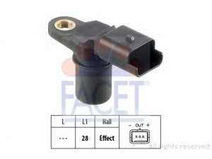 FACET 9.0348 jutiklis, skirstomojo veleno padėtis 
 Elektros įranga -> Jutikliai
22630-00QAG, 23731-BN701, 23731-DB000