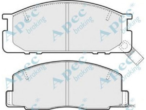 APEC braking PAD857 stabdžių trinkelių rinkinys, diskinis stabdys
0449128080, 0449128082, 0449128220