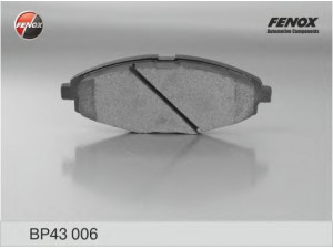 FENOX BP43006 stabdžių trinkelių rinkinys, diskinis stabdys 
 Techninės priežiūros dalys -> Papildomas remontas
96288629, 96316582, 96426043, 96446175