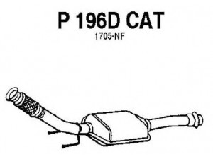FENNO P196DCAT katalizatoriaus keitiklis 
 Išmetimo sistema -> Katalizatoriaus keitiklis
BM80162H, 1705-JF, 1705-NF