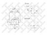 STELLOX 84-00146-SX dėklas, pneumatinė pakaba
1440307, 470919, 475149