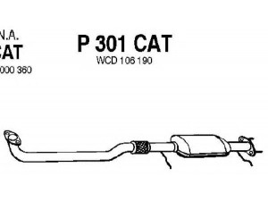 FENNO P301CAT katalizatoriaus keitiklis 
 Išmetimo sistema -> Katalizatoriaus keitiklis
BM90774H, WCD000910, WCD106190