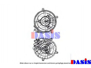 AKS DASIS 741250N vidaus pūtiklis 
 Šildymas / vėdinimas -> Orpūtė/dalys
2108202442, A2108202442