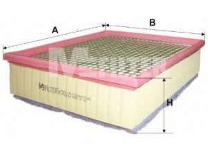 MFILTER K 7010 oro filtras 
 Techninės priežiūros dalys -> Techninės priežiūros intervalai
1418 712, 6M5Y-9601-AA, 306 37 444