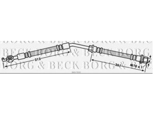BORG & BECK BBH7890 stabdžių žarnelė 
 Stabdžių sistema -> Stabdžių žarnelės
90947-W2008