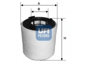 UFI 27.621.00 oro filtras 
 Techninės priežiūros dalys -> Techninės priežiūros intervalai
6R0129620A