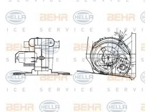 HELLA 8EW 009 158-311 vidaus pūtiklis 
 Šildymas / vėdinimas -> Orpūtė/dalys
77 00 799 460, 77 00 810 270, 82 00 039 211