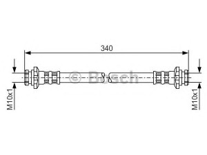BOSCH 1 987 476 198 stabdžių žarnelė 
 Stabdžių sistema -> Stabdžių žarnelės
46204 89919, 46210 06R00, 46210 06R10
