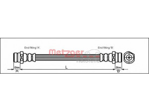 METZGER 4113305 stabdžių žarnelė 
 Stabdžių sistema -> Stabdžių žarnelės
G031-43-810A, G031-43-810B, G031-43-810C