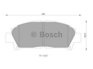 BOSCH 0 986 AB2 398 stabdžių trinkelių rinkinys, diskinis stabdys 
 Techninės priežiūros dalys -> Papildomas remontas
04465 12160, 04465 20470