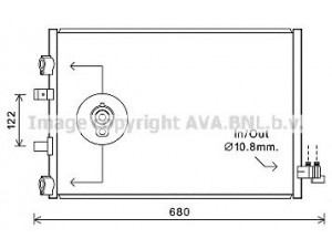 AVA QUALITY COOLING FD5484 kondensatorius, oro kondicionierius