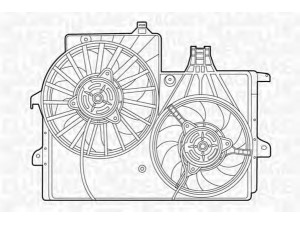 MAGNETI MARELLI 069422428010 ventiliatorius, radiatoriaus 
 Aušinimo sistema -> Oro aušinimas
1314967