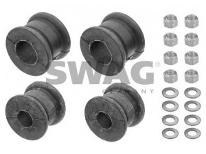 SWAG 10 61 0055 remonto komplektas, stabilizatoriaus pakaba 
 Ašies montavimas/vairavimo mechanizmas/ratai -> Stabilizatorius/fiksatoriai -> Sklendės
124 323 56 85, 124 323 56 85 S1