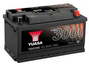 YUASA YBX3110 starterio akumuliatorius 
 Elektros įranga -> Akumuliatorius