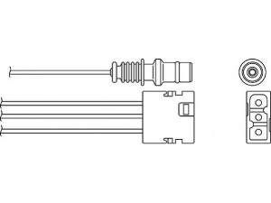 BERU OZH016 lambda jutiklis 
 Variklis -> Variklio elektra
000 540 38 17