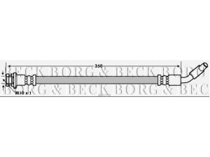 BORG & BECK BBH7706 stabdžių žarnelė 
 Stabdžių sistema -> Stabdžių žarnelės
46210-EB03A, 46210-EB30B