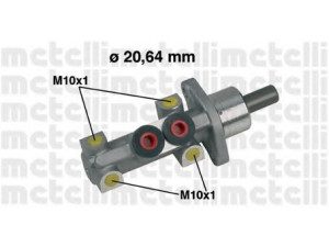 METELLI 05-0360 pagrindinis cilindras, stabdžiai 
 Stabdžių sistema -> Pagrindinis stabdžių cilindras
4601.G0, 4601.G0