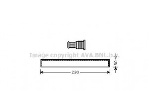 AVA QUALITY COOLING DUD061 džiovintuvas, oro kondicionierius 
 Oro kondicionavimas -> Džiovintuvas
8847497203, 88578B1140, 8847497203