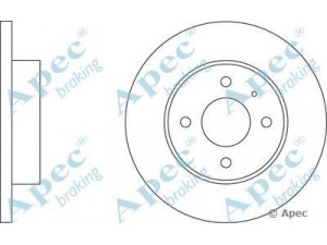 APEC braking DSK156 stabdžių diskas 
 Stabdžių sistema -> Diskinis stabdys -> Stabdžių diskas
130474, 60501453, 60738587, 60750783