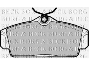 BORG & BECK BBP1672 stabdžių trinkelių rinkinys, diskinis stabdys 
 Techninės priežiūros dalys -> Papildomas remontas
41060-9F926, 410602F028, 410602F525