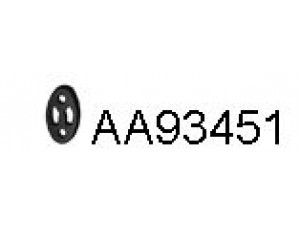 VENEPORTE AA93451 guminė juosta, išmetimo sistema 
 Išmetimo sistema -> Surinkimo dalys -> Atskiros surinkimo dalys -> Guminė juosta
6001547472