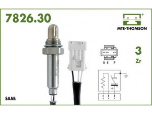 MTE-THOMSON 7826.30.095 lambda jutiklis 
 Variklis -> Variklio elektra
9135621, 91356212, 9135794, 91357947