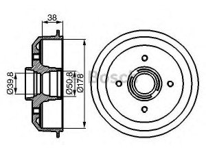 BOSCH 0 986 477 013 stabdžių būgnas 
 Stabdžių sistema -> Būgninis stabdys -> Stabdžių būgnas
1619228, 6046462, 77FB 1113 BC