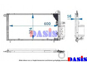 AKS DASIS 332090N kondensatorius, oro kondicionierius
1L0820413E, 1L0820413E, W01L0820413E