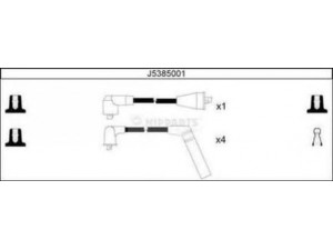 NIPPARTS J5385001 uždegimo laido komplektas 
 Kibirkšties / kaitinamasis uždegimas -> Uždegimo laidai/jungtys
MD977423, MD977424, MD997313, MD997328