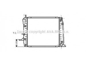 AVA QUALITY COOLING FD2192 radiatorius, variklio aušinimas 
 Aušinimo sistema -> Radiatorius/alyvos aušintuvas -> Radiatorius/dalys
1051767, 6801358, V94GB8005AA, V98GB8005AA