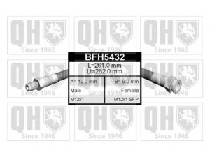 QUINTON HAZELL BFH5432 stabdžių žarnelė 
 Stabdžių sistema -> Stabdžių žarnelės
SE028744400A