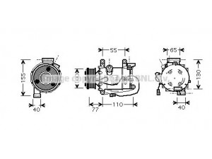 AVA QUALITY COOLING HDAK208 kompresorius, oro kondicionierius 
 Oro kondicionavimas -> Kompresorius/dalys
38800RSAE01, 38800RSAE010M2, 38810RNA004