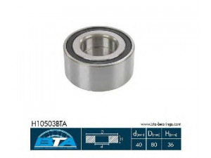 BTA H10503BTA rato guolio komplektas 
 Ašies montavimas/vairavimo mechanizmas/ratai -> Rato stebulė/montavimas -> Rato guolis
5172034000, 5172034200