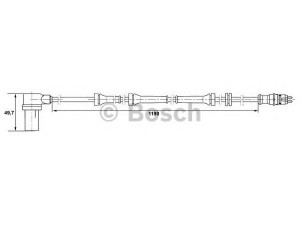 BOSCH 0 265 006 156 jutiklis, rato greitis 
 Elektros įranga -> Jutikliai
77 00 305 116